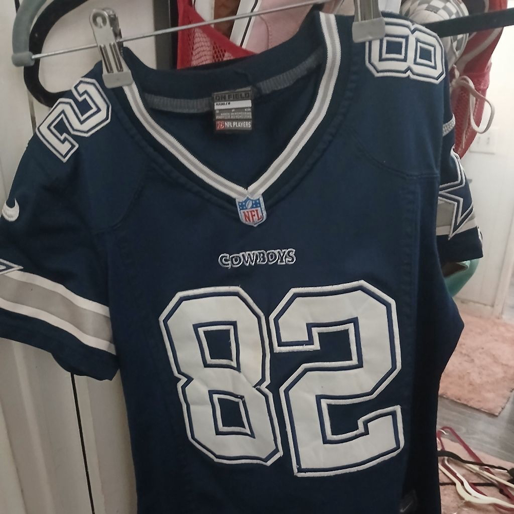 Women's Nike Dallas Cowboys Witten #82 Blue White Jersey S